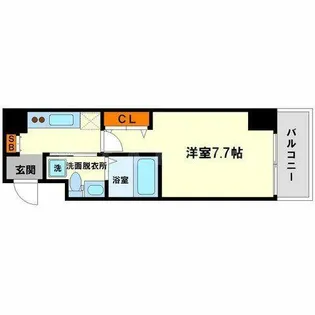 大阪府大阪市淀川区東三国6丁目【マンション】の間取り