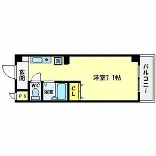 大阪府豊中市上新田2丁目【マンション】の間取り