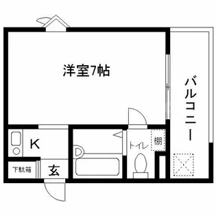 東三国エンシンビル【3階】の間取り