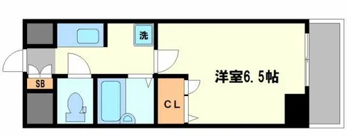 ローズコーポ新大阪8【5階】の間取り