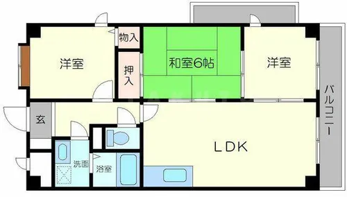 イントラーダ’97【2階】の間取り