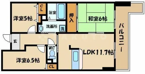グラン・シャリオ【8階】の間取り