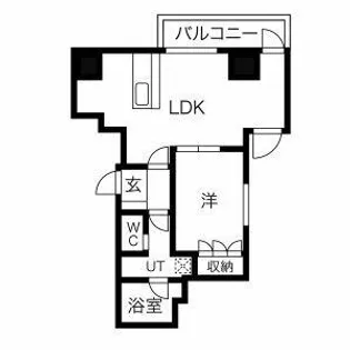 プレディアコート本町【5階】の間取り