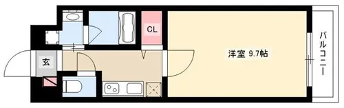 The INFINITY(ジ インフィニティ)【102号室】の間取り