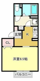 セジュール千里丘【1階】の間取り