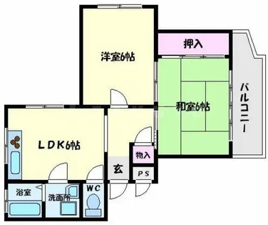ピットレスク千里【2階】の間取り
