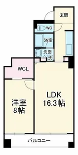 大阪府大阪市中央区南船場1丁目【マンション】の間取り