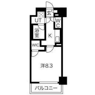 レガリア【606号室】の間取り