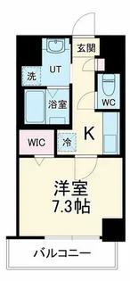 ガーデンクォーツ摂津正雀【9階】の間取り