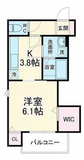 アルバス上野東【1階】の間取り