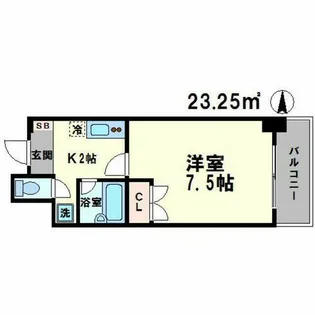 KM江坂【4階】の間取り
