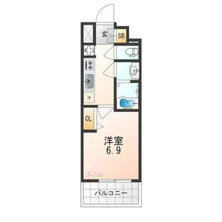 プレサンス京都東寺【2階】の間取り