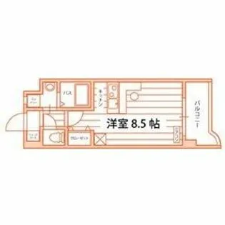 ラヴィール平針【1706号室】の間取り