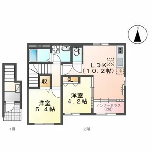ウィン・ベルⅣ【2階】の間取り