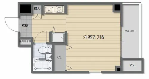 ゴックス南森町【8階】の間取り