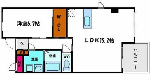 ソレイユ アオ【1階】の間取り