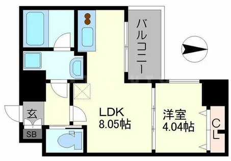 プレジオ本町【13階】の間取り
