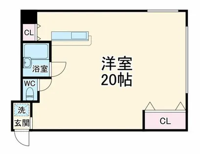 ハイツCABIN【3階】の間取り