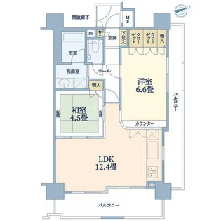 ロイヤルアーク千里中央アーバンステージ【3階】の間取り