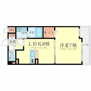 石塚ハイム【2階】の間取り