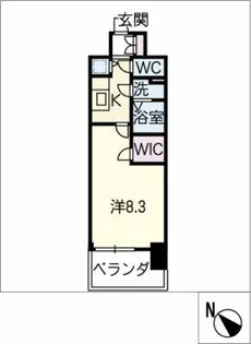 プレサンス栄ライズ【11階】の間取り