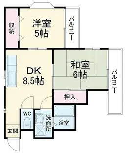 ヴェールアッシュⅠ【1階】の間取り