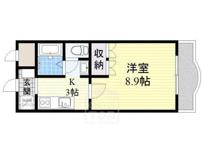 ソレイユ【3階】の間取り