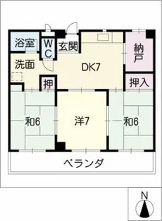第2エンゼルビル【2階】の間取り