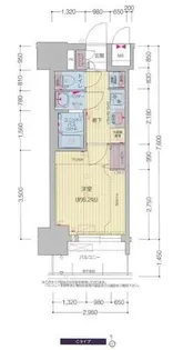 プレサンス新栄ユリシス【12階】の間取り