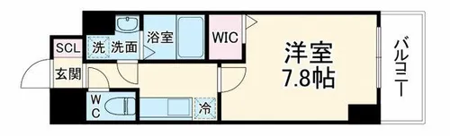 ECORO TOYONAKA【9階】の間取り
