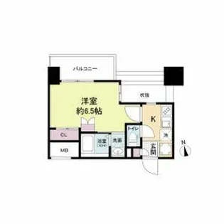 大阪府大阪市浪速区桜川1丁目【マンション】の間取り