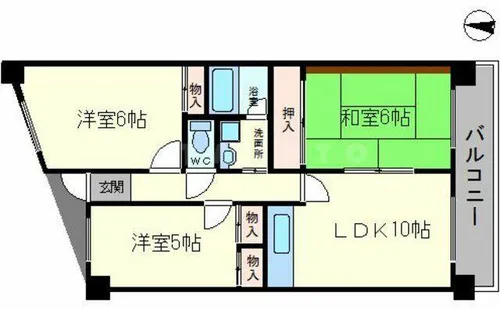 GranPino柴原【2階】の間取り