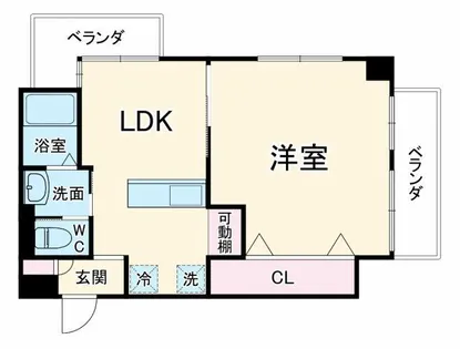 ラムール守口【6階】の間取り
