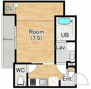 ココングランジュール豊中立花町【2階】の間取り