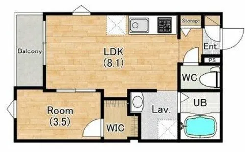 ココングランジュール豊中立花町【2階】の間取り