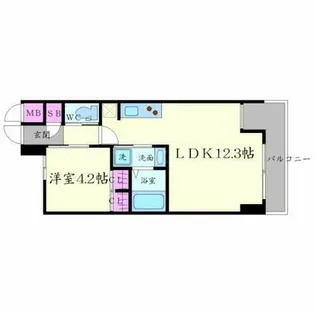 レジディア千里藤白台【3階】の間取り