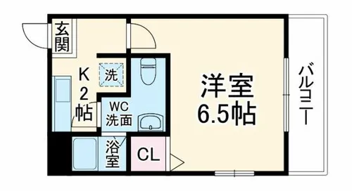 ヴィラナリー鶴見【3階】の間取り