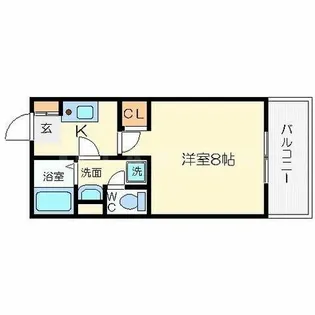 エスケイハイツ【2階】の間取り