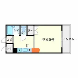 大阪府吹田市春日3丁目【マンション】の間取り
