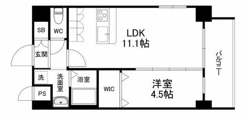 セントルイス京橋【2階】の間取り