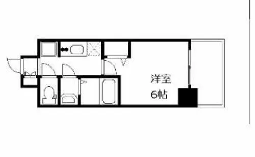 ファステート難波ヴィラント【809号室】の間取り