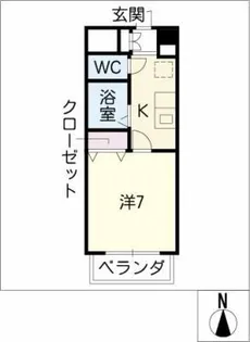 リプル千代田【2階】の間取り