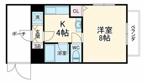 ヴァンクリーフ【3階】の間取り