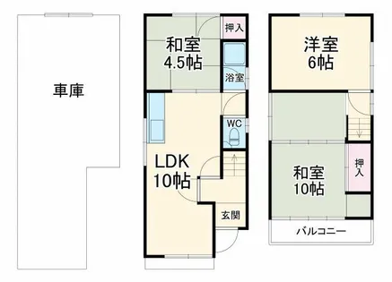 大阪府大阪市鶴見区今津中2丁目【一戸建】の間取り