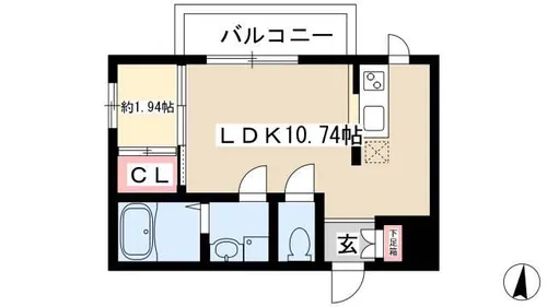 Sia【301号室】の間取り