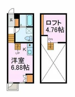 フルラージュ(FLEURAGE)【2階】の間取り