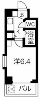 Fr.imp大阪三国【6階】の間取り