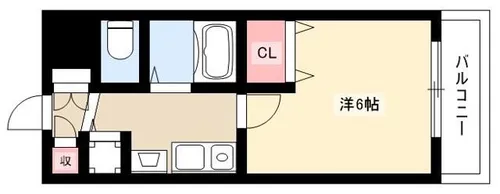 プレサンス名古屋駅前【1002号室】の間取り