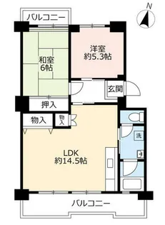 UR千代が丘【1030207号室】の間取り