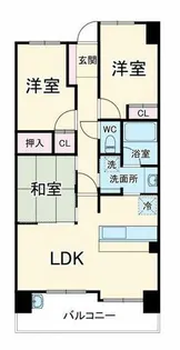 レジディア都島Ⅱ【2階】の間取り